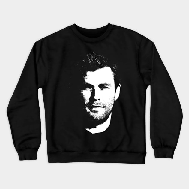 Chris hemsworth Crewneck Sweatshirt by ZNEVA